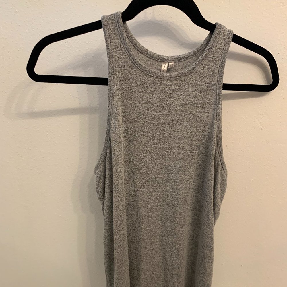 Banana Republic gray racerback tank